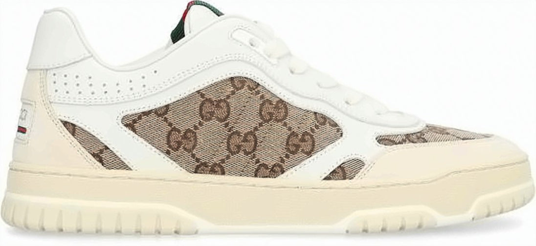 Low-Top Sneakers with Monogram Pattern