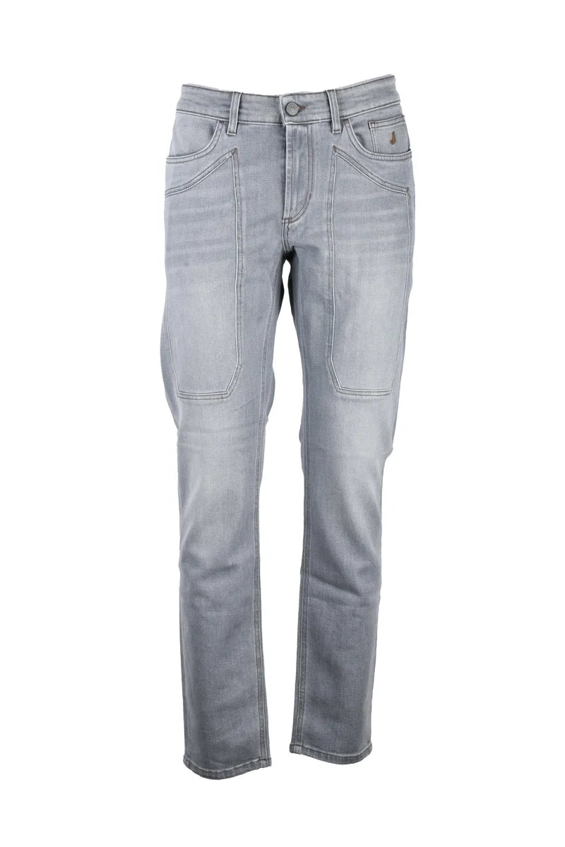 Modern Grey Jeans with Recycled Materials