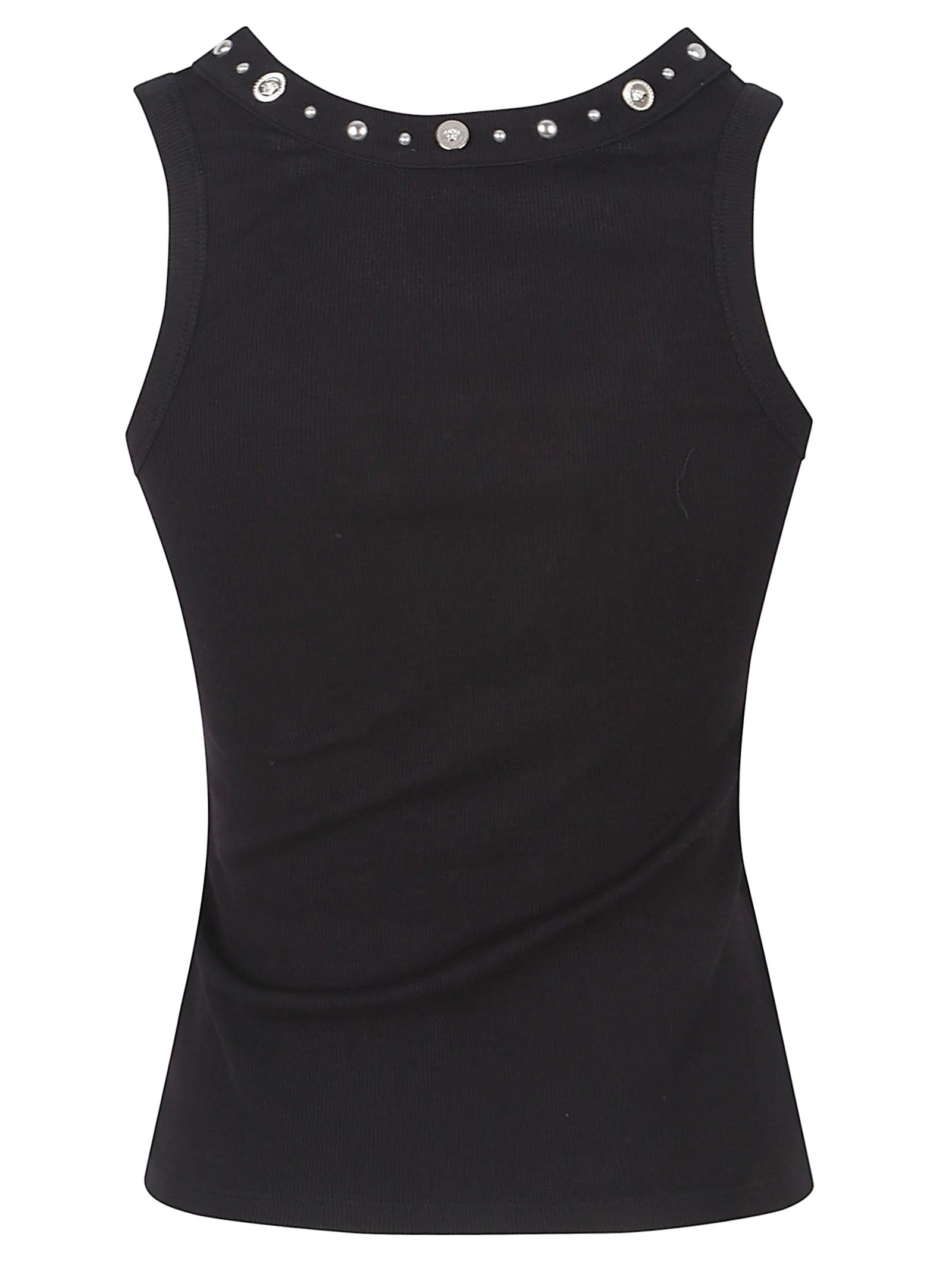 Ribbed Stretch Cotton Tank Top