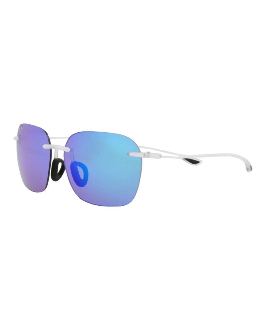 Square-Frame Nylon Sunglasses