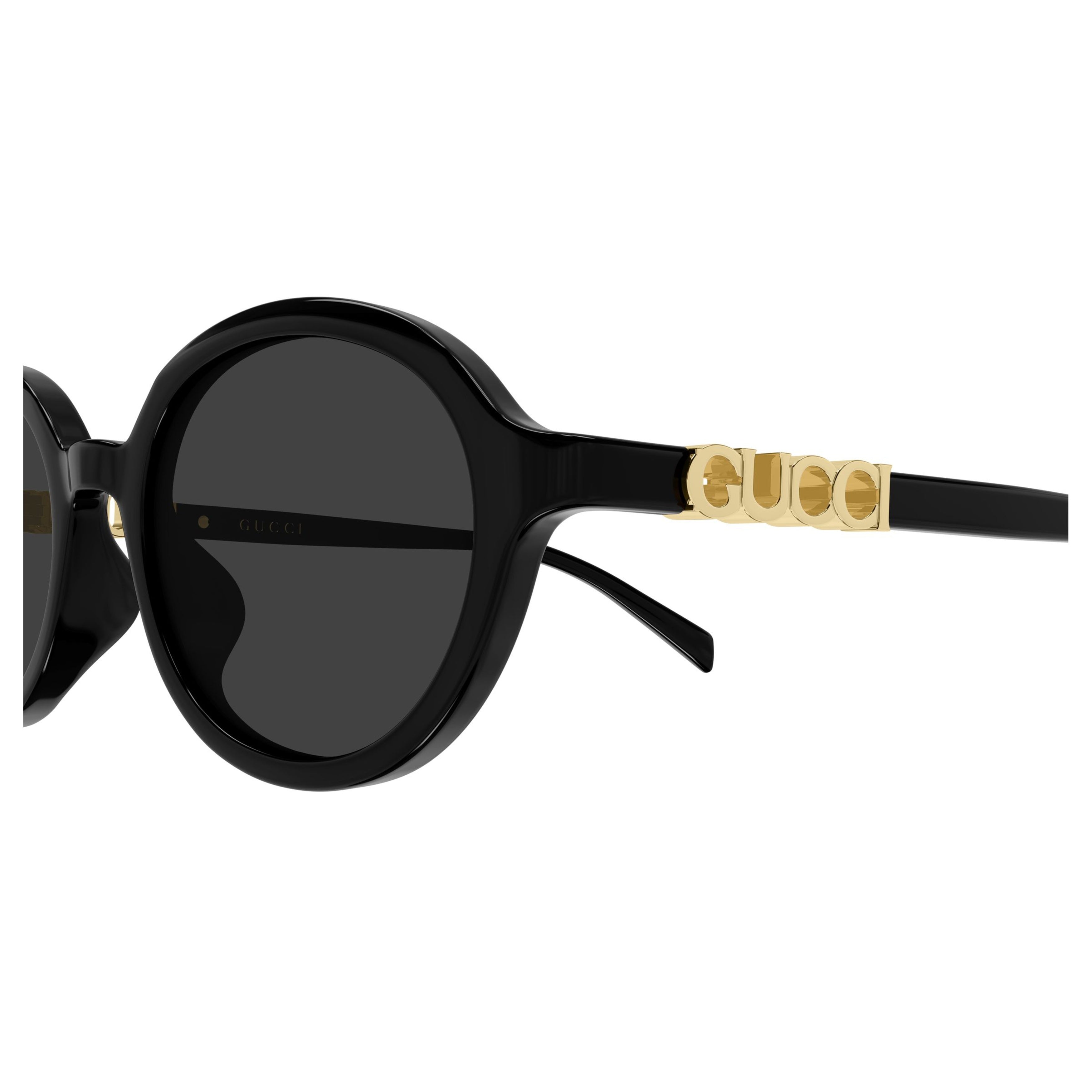 Gg2033sa Rounded Black Sunglasses