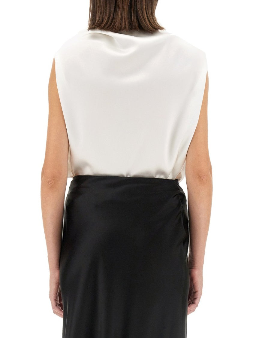 Shirt With Dropped Collar