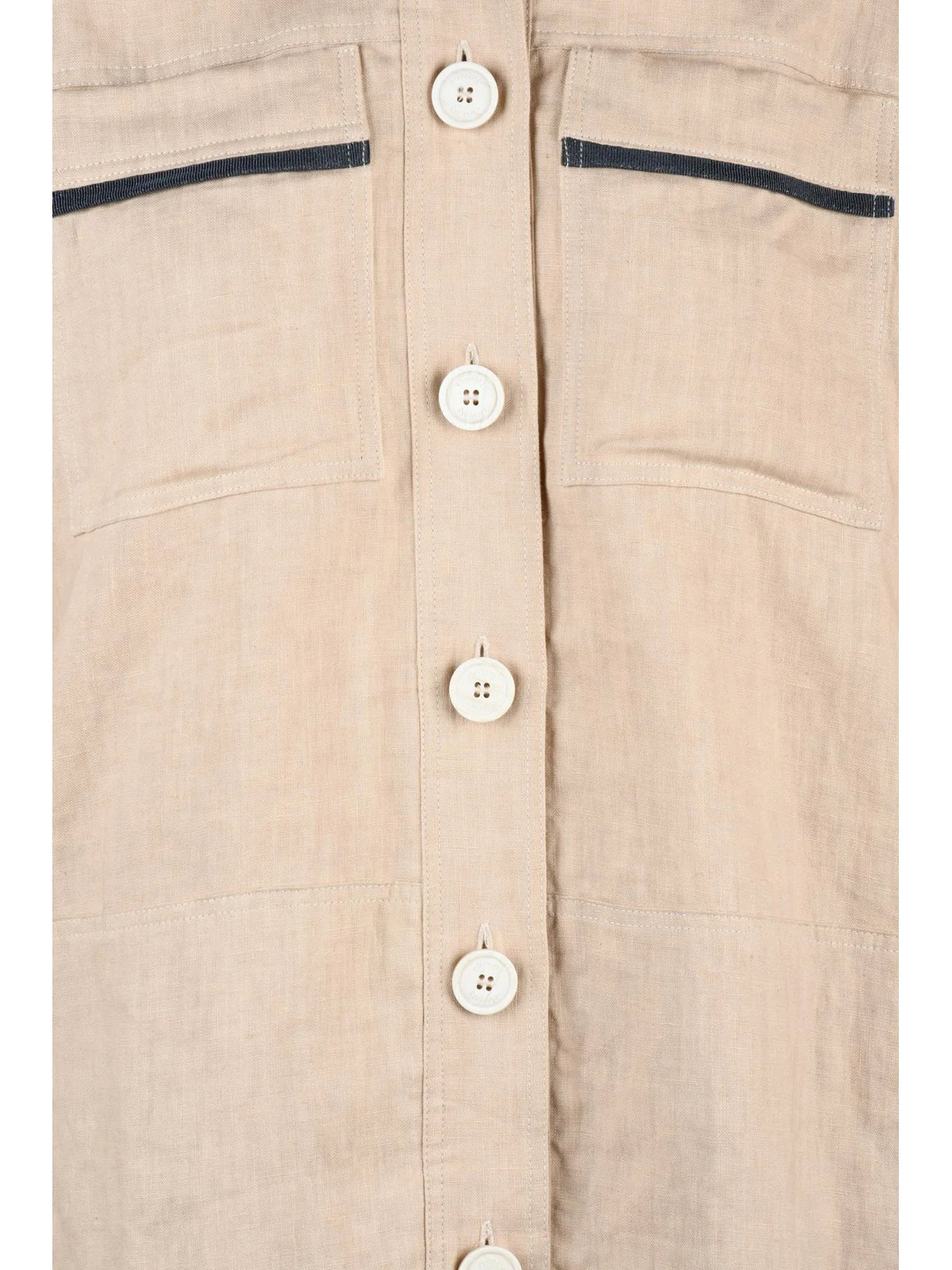 Beige Linen Shirt