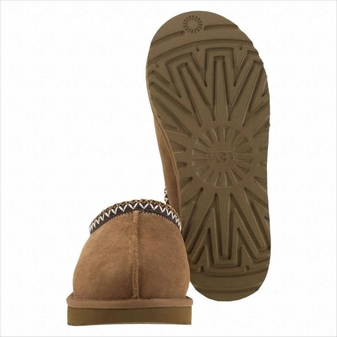 Suede Slip-On Mules with Textured EVA Sole