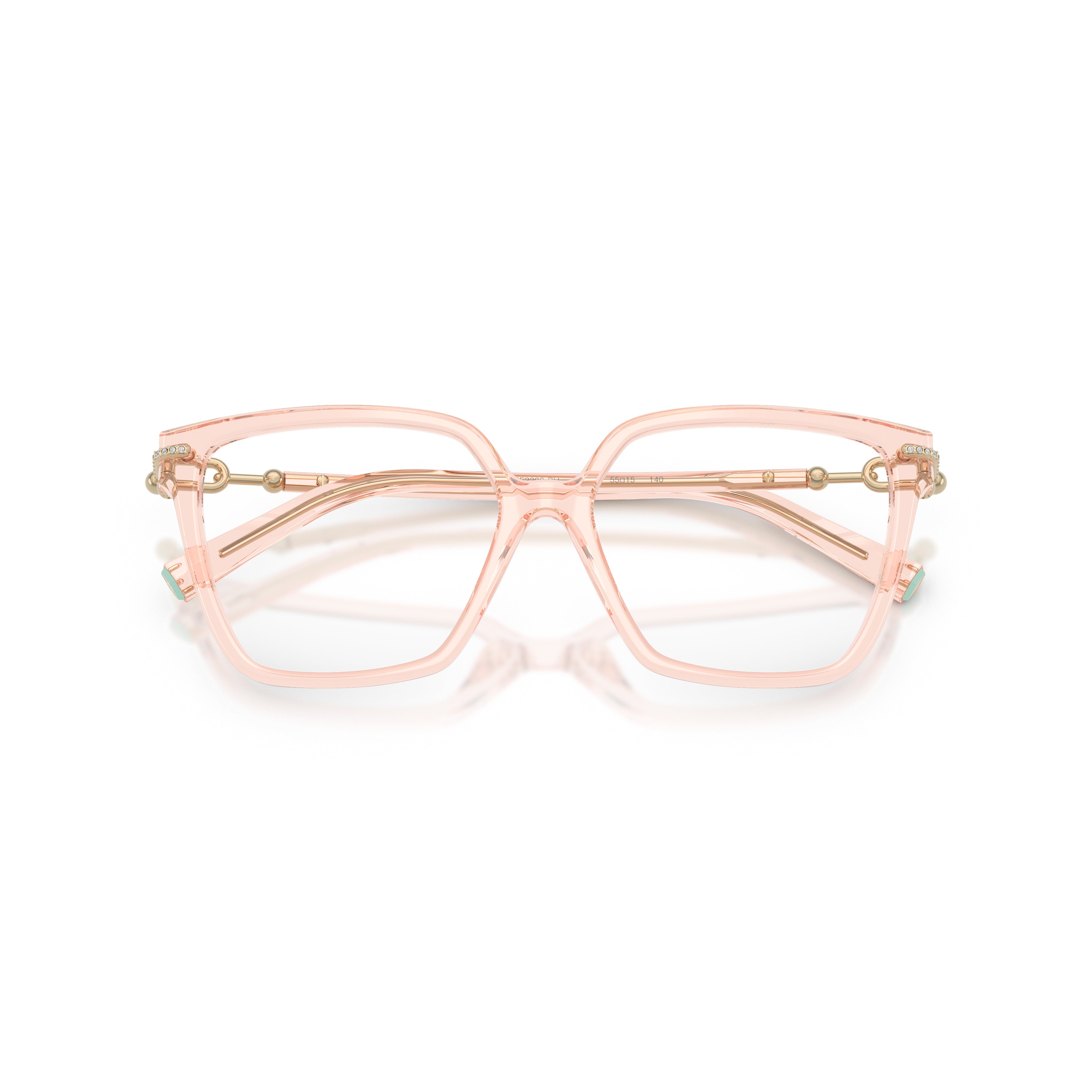 0tf2290bu Translucent Soft Pink Acetate Eyeglasses