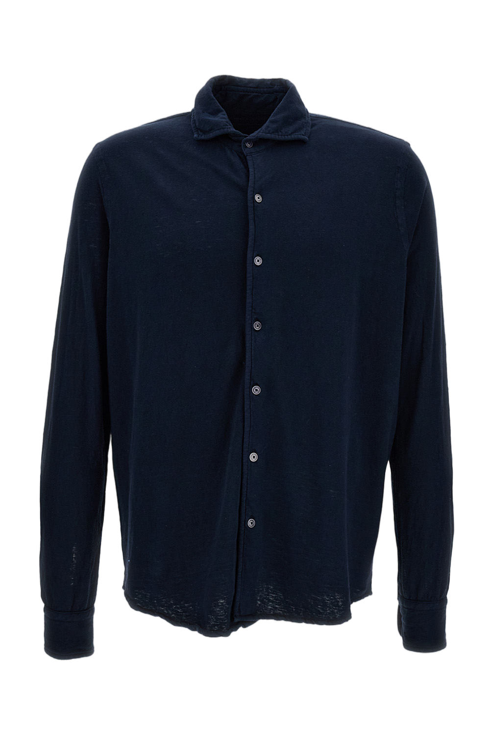 Long-Sleeved Cotton And Linen Sweater