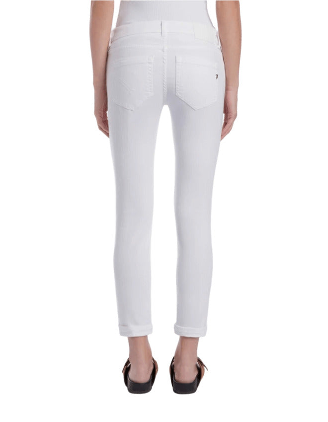 Bull Stretch Fabric White Skinny Jeans