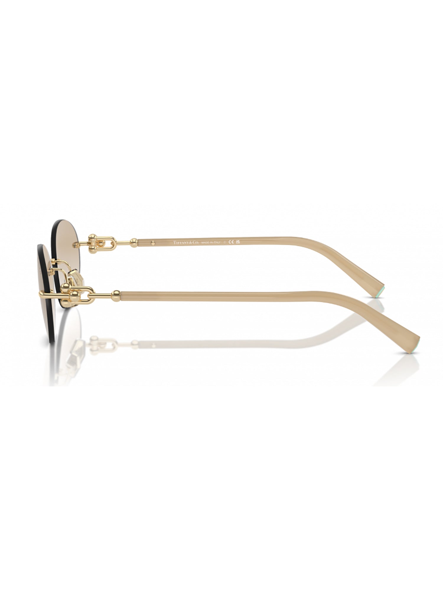 Rimless Oval Sunglasses