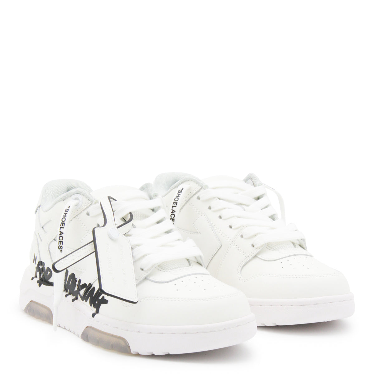 White Leather Out Of Office Sneakers