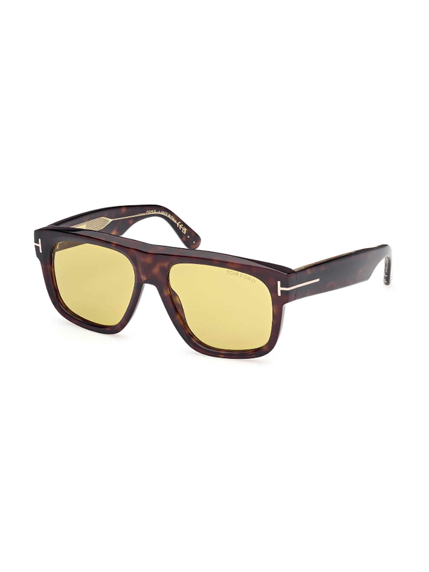 Tortoiseshell Rectangular Frame Sunglasses