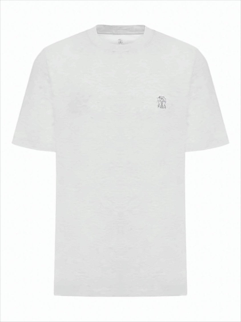 Plain White Short-Sleeve T-Shirt