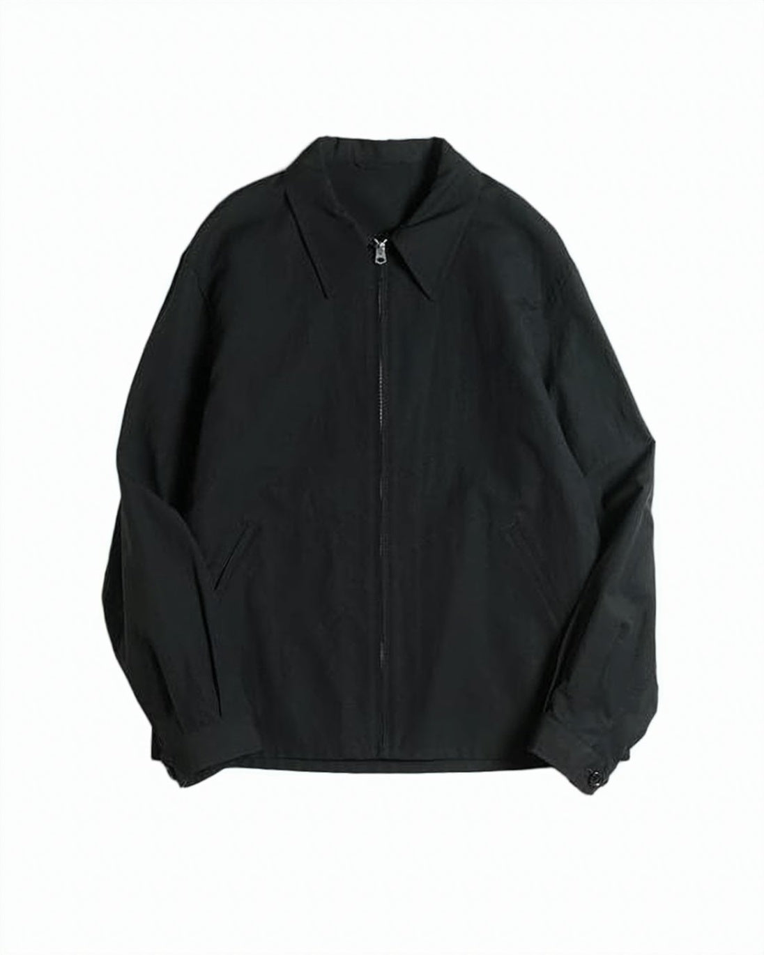 Black Jacket with Structured Silhouette