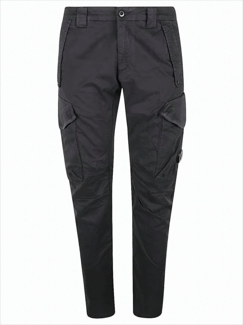 Slim Fit Cargo Pants With Multiple Pockets And Utilitarian Design