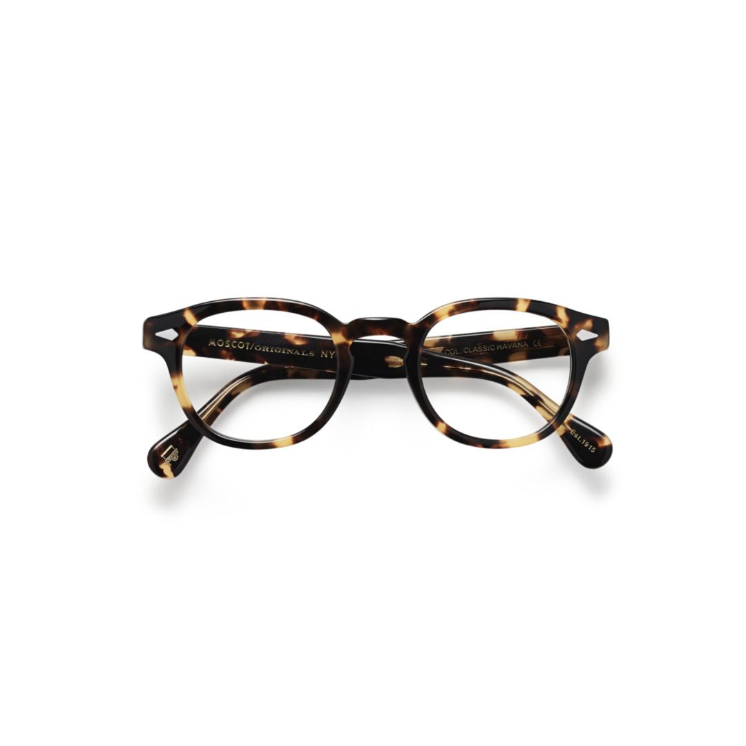 Or-Lem-O Lemtosh Round Tortoiseshell Frame Eyeglasses with Keyhole Bridge