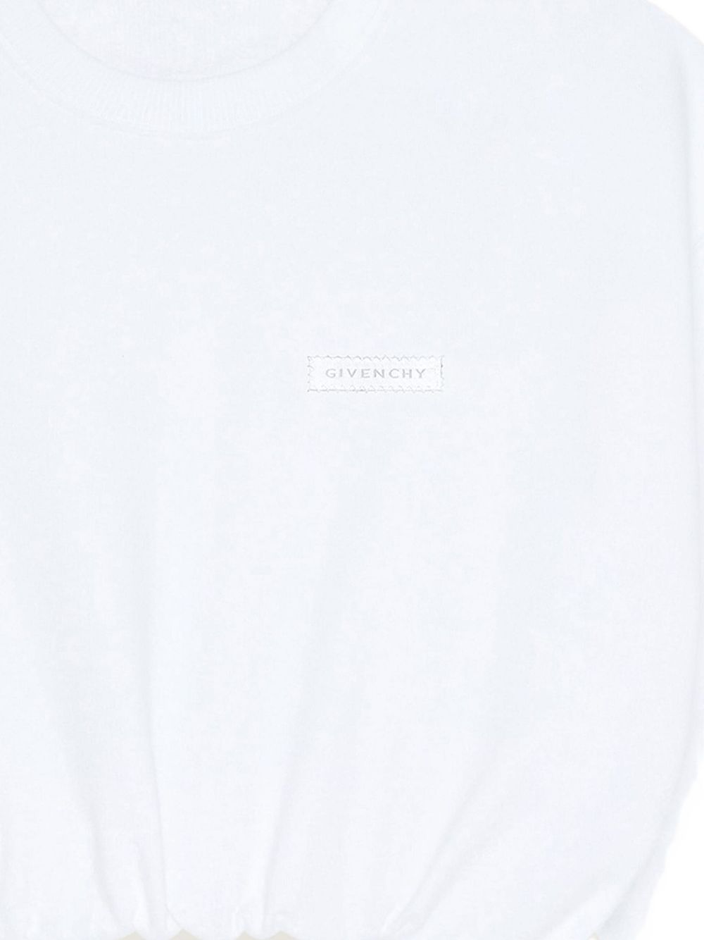 Cropped Sweatshirt With Elasticated Waistband