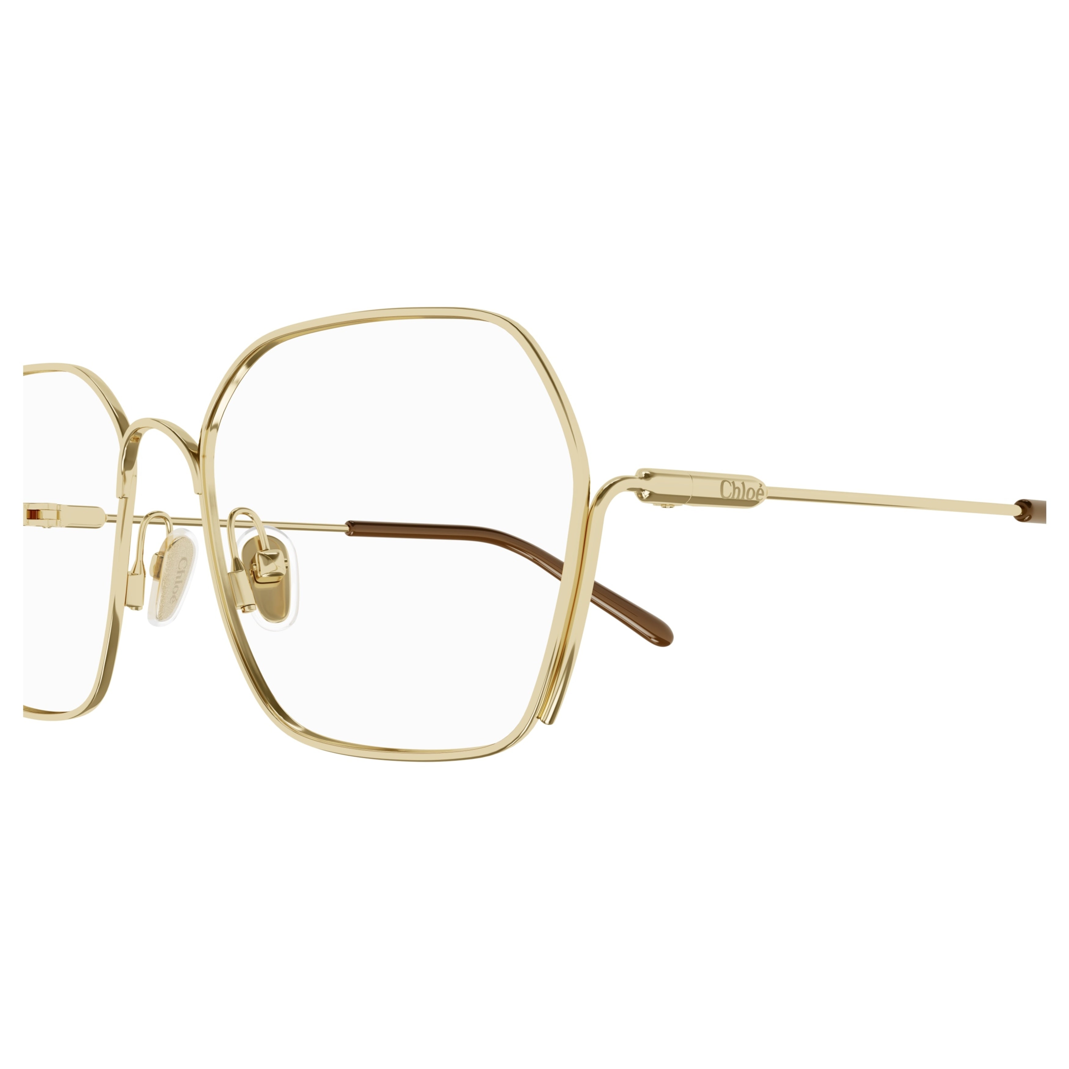 Ch0208o Geometric Oversized Square Eyeglasses