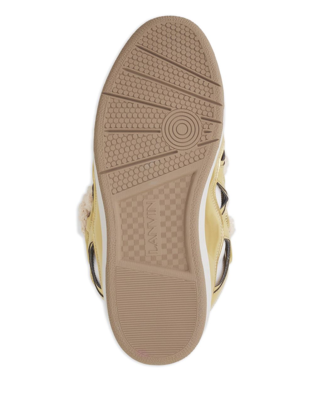 Metallic Gold Sneakers