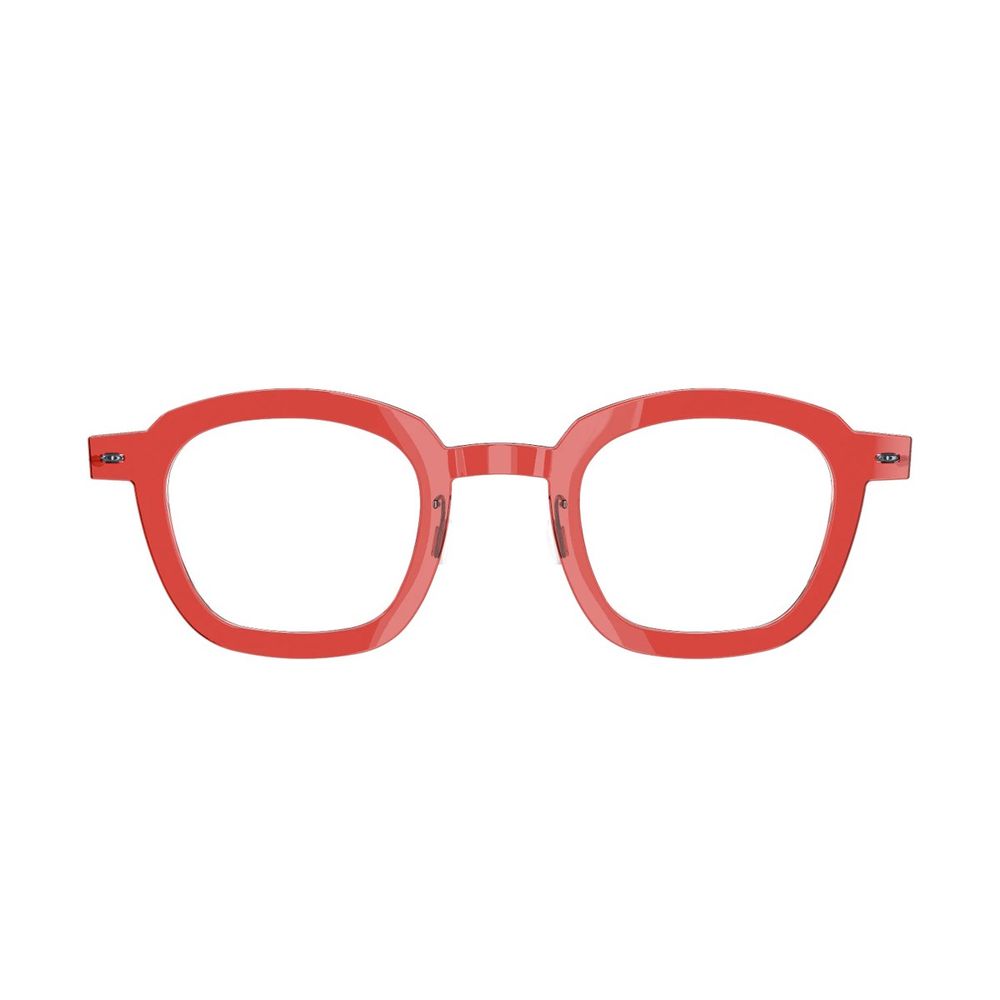 N.O.W. 6587 Squared Eyeglasses With Titanium Temples