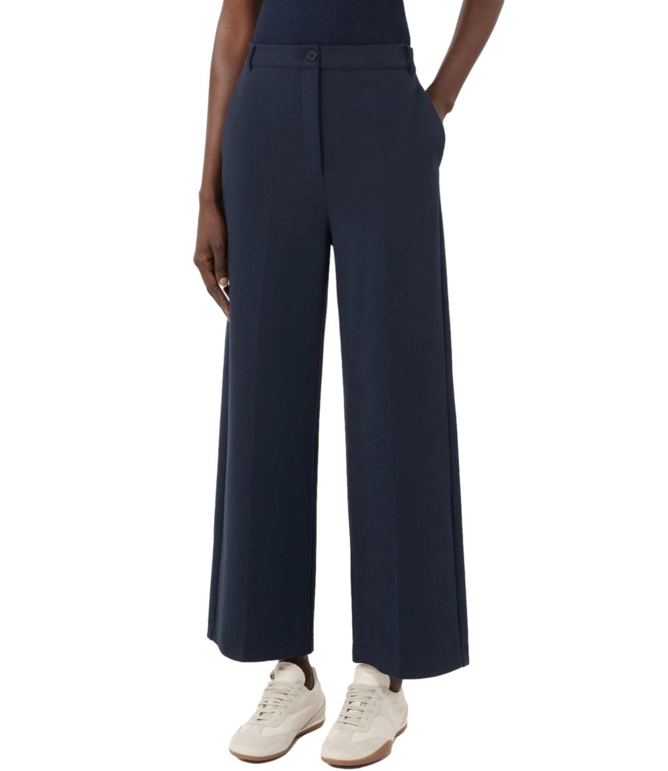 Blue Wkdabano Cotton Casual Trousers