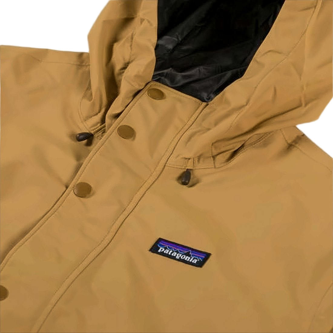 Minimalist Tan Jacket with Adjustable Hood