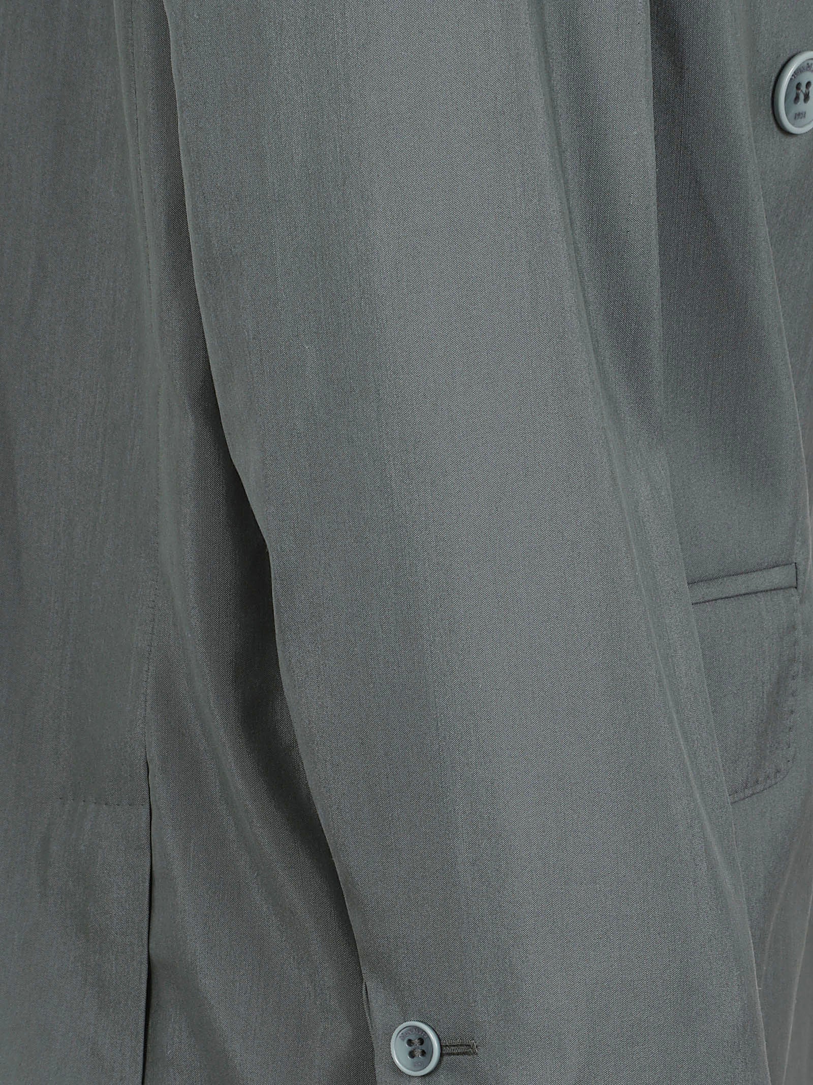 Double-Breasted Structured Jacket with Wide Lapels