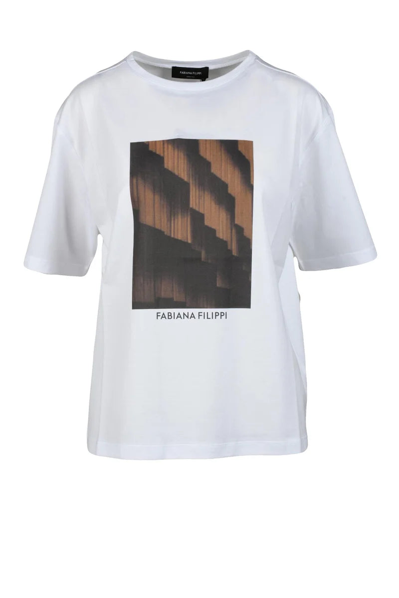 Cotton T-shirt - White