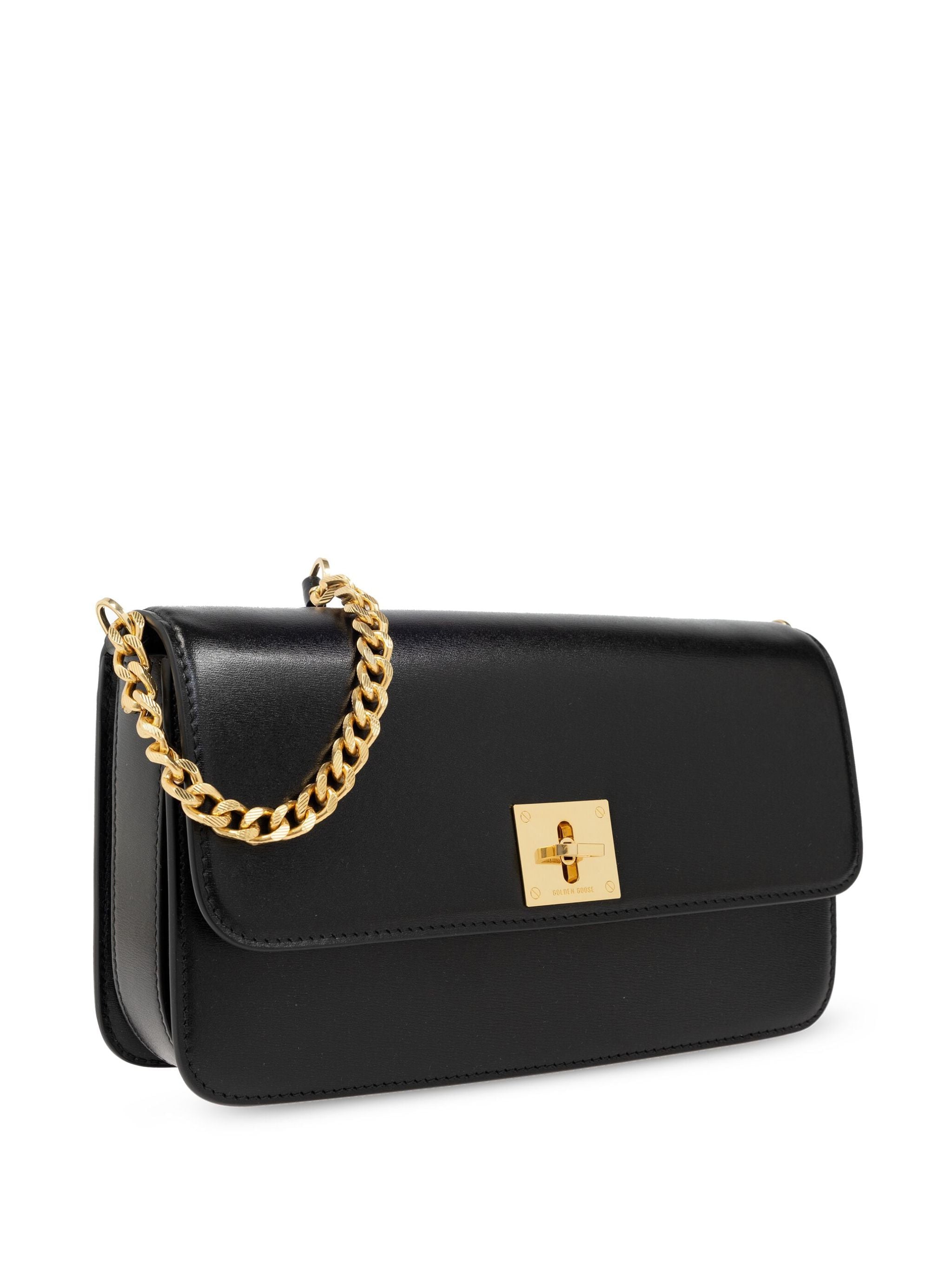 Gioia Bag Black Palmellato Leather Bag