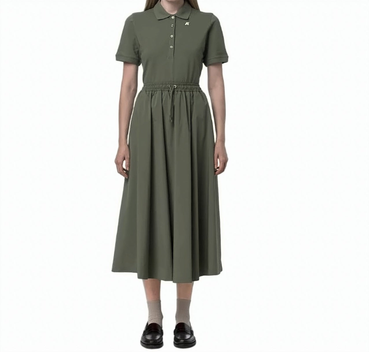 Mosella Stretch Poplin Long Skirt