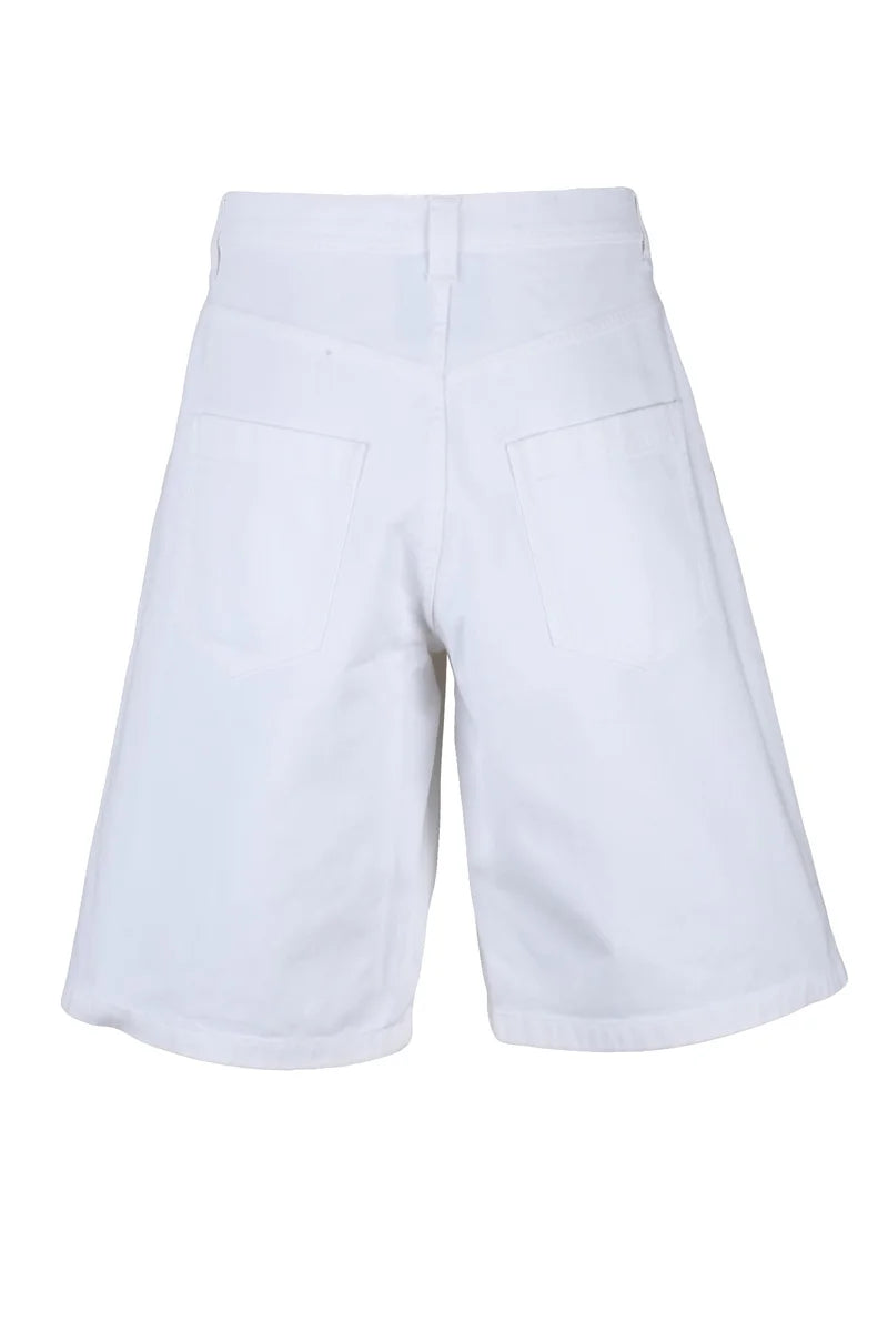 Cotton Shorts - White