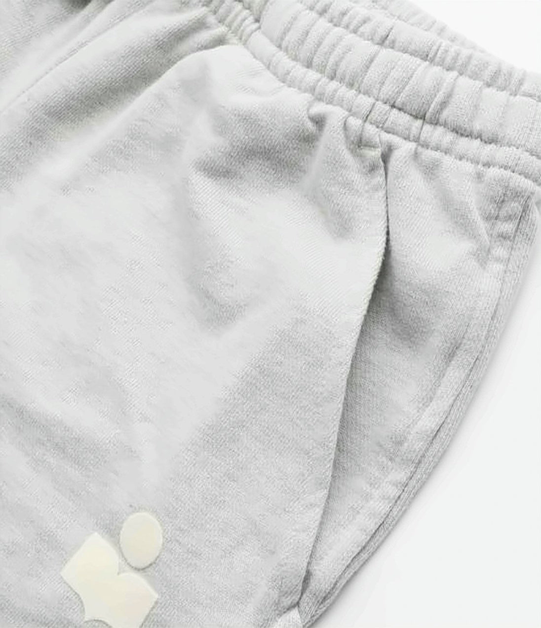 Relaxed-Fit Grey Shorts with Adjustable Waistband