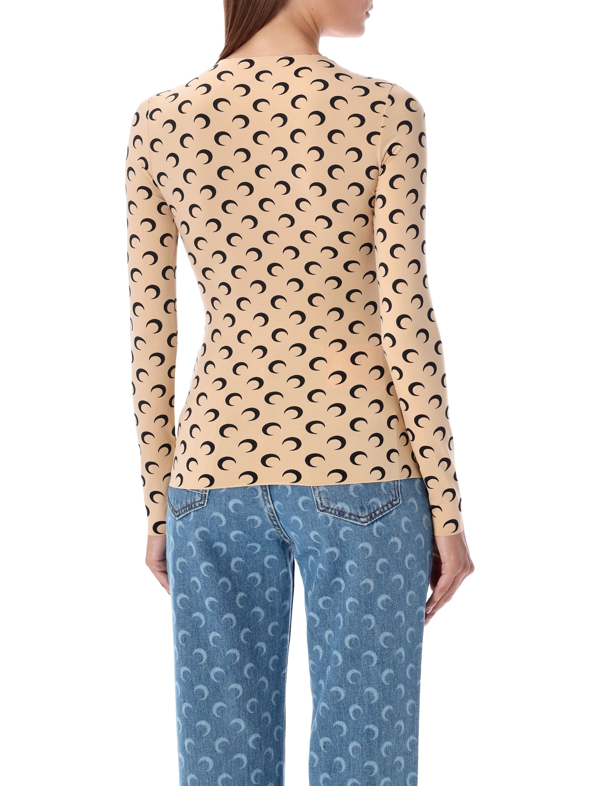 Moon Round Neck Second Skin Top