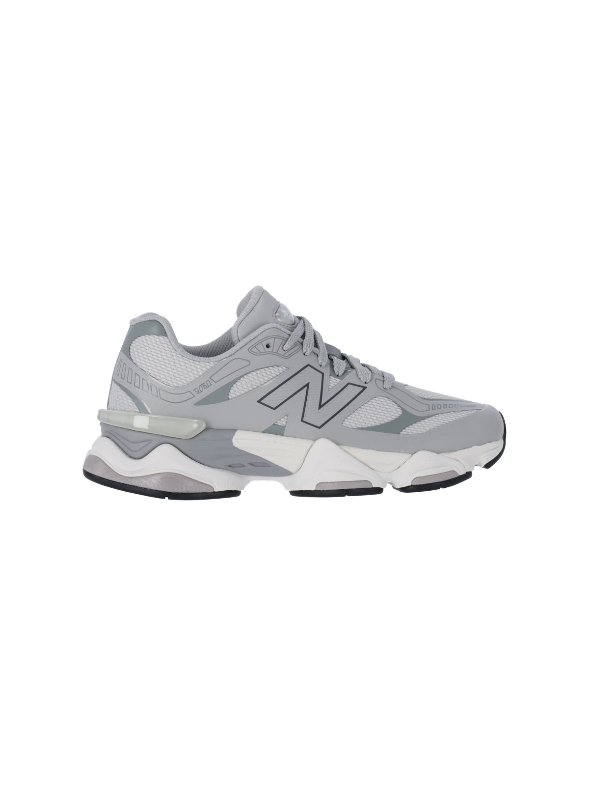 Layered Grey Sneakers With Cushioned Sole