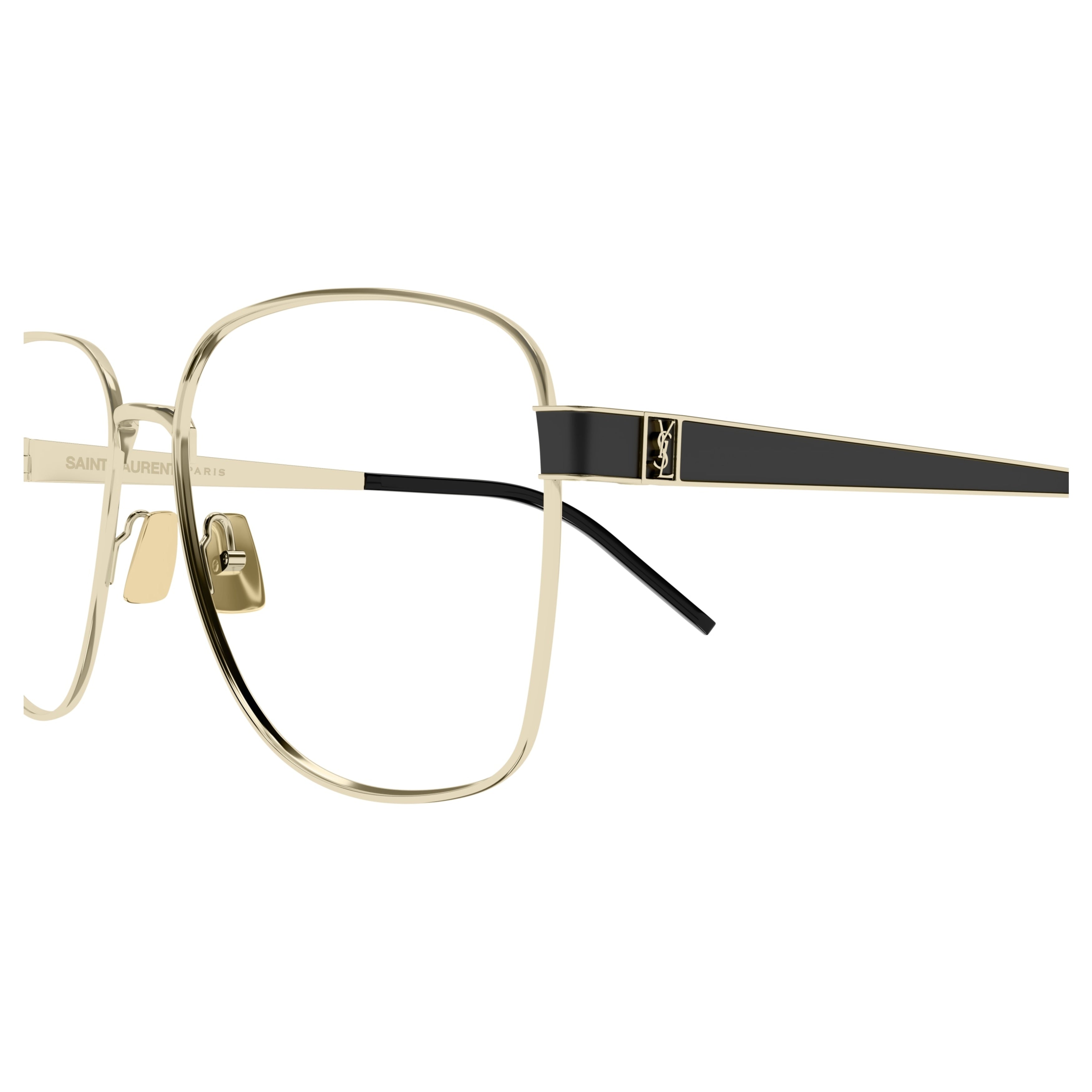 Square Shaped Gold-Toned Metal Frame Sunglasses