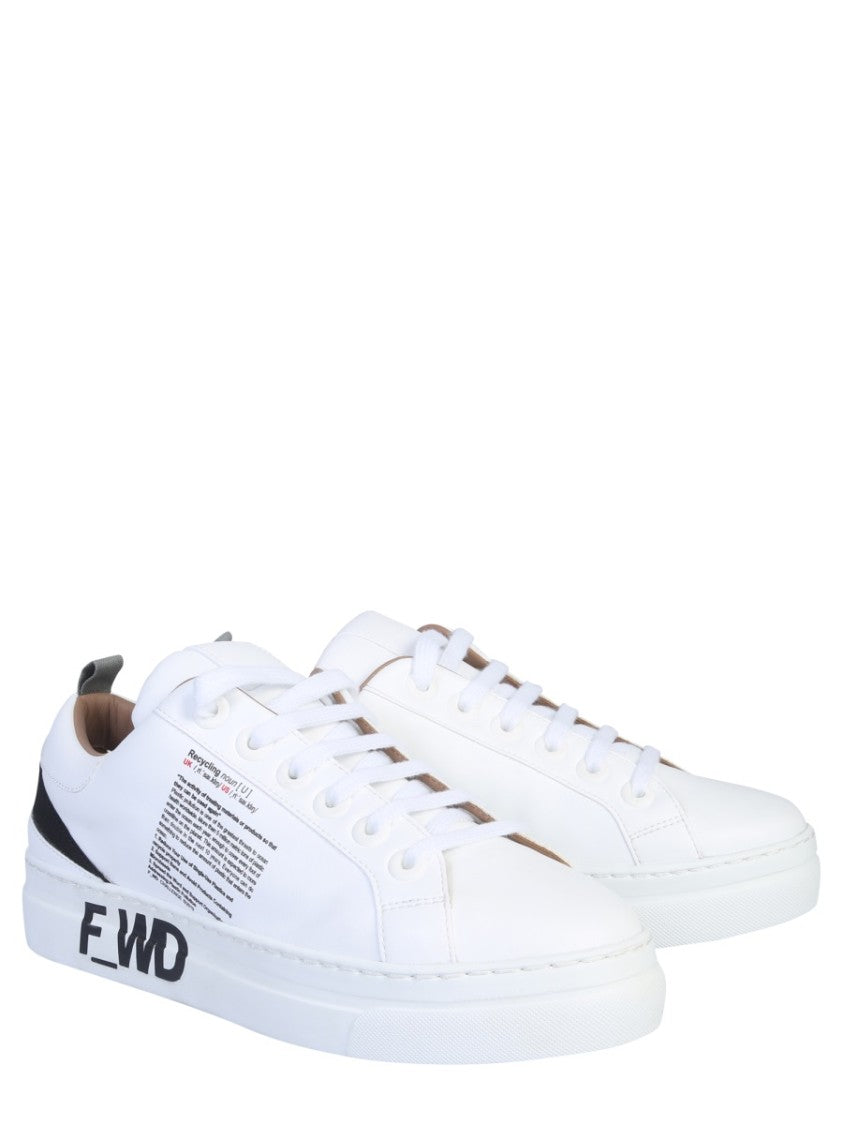 Ecoleather Low-Top Sneakers With Contemporary Detailing