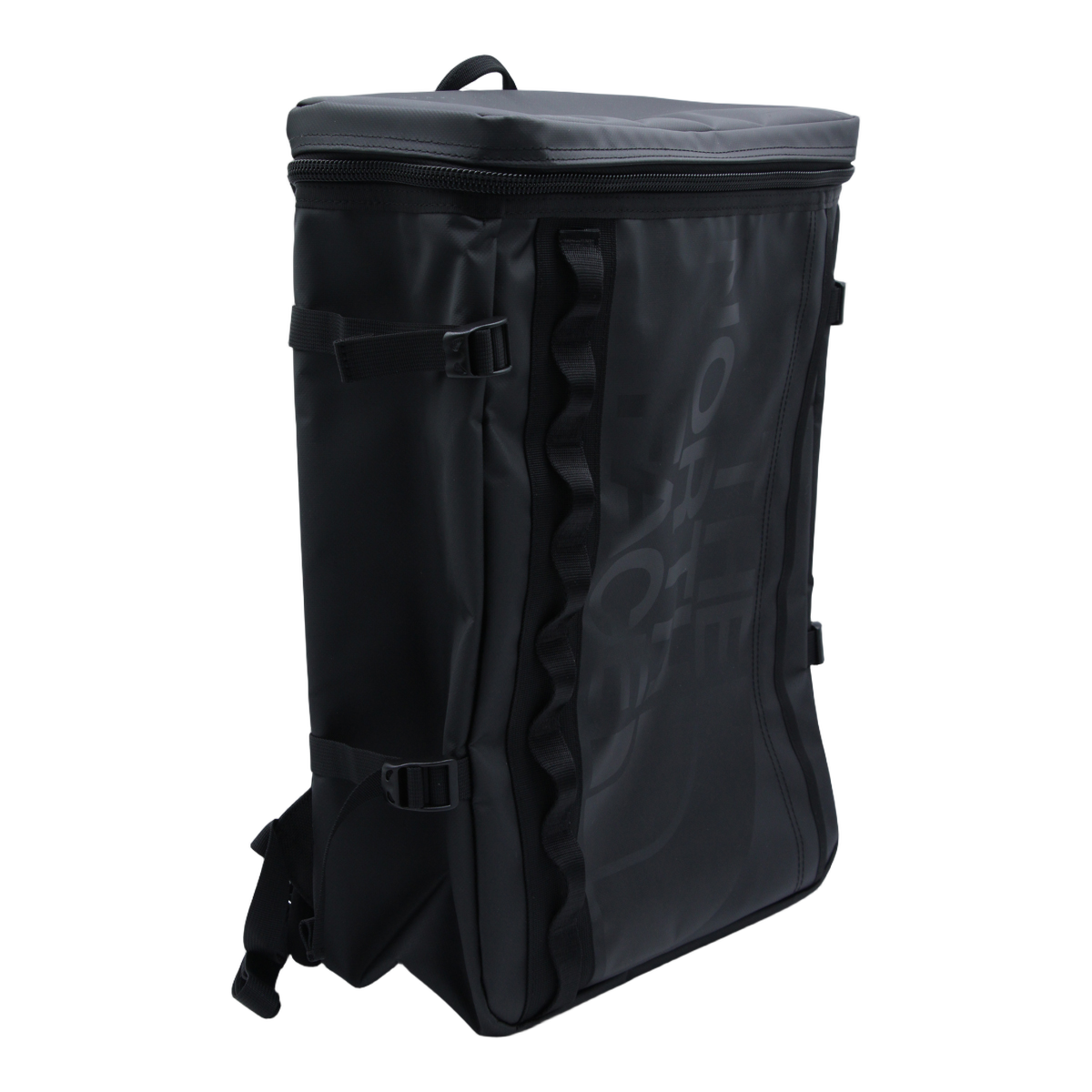 Rectangular Black Backpack