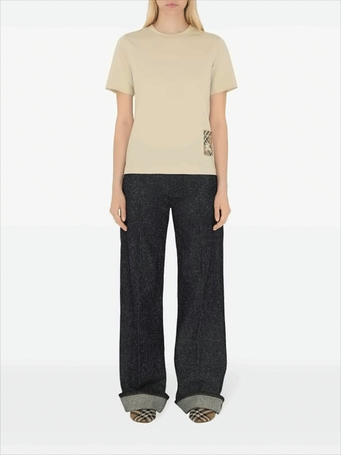 Boxy Fit Crew Neck T-Shirt