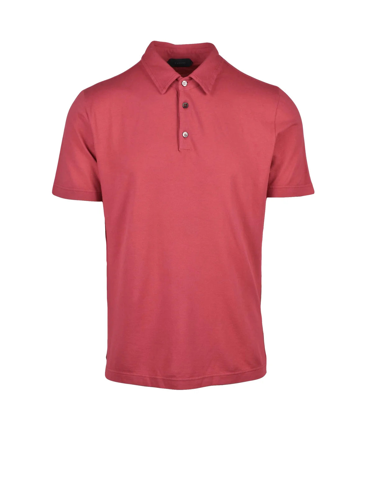 Red Cotton Polo Shirt