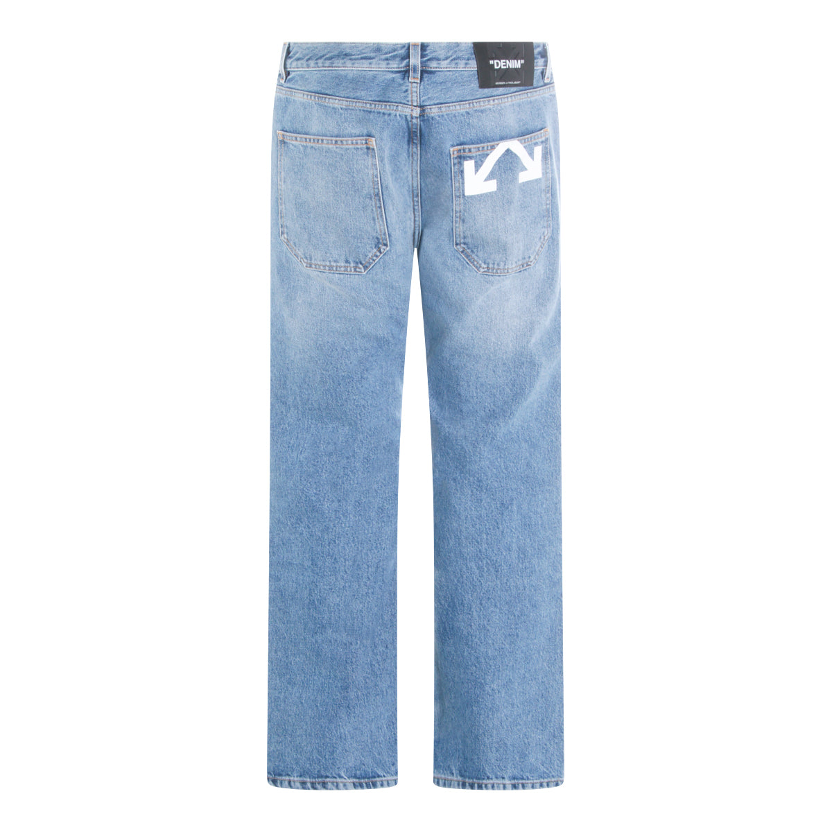Medium Blue Cotton Jeans