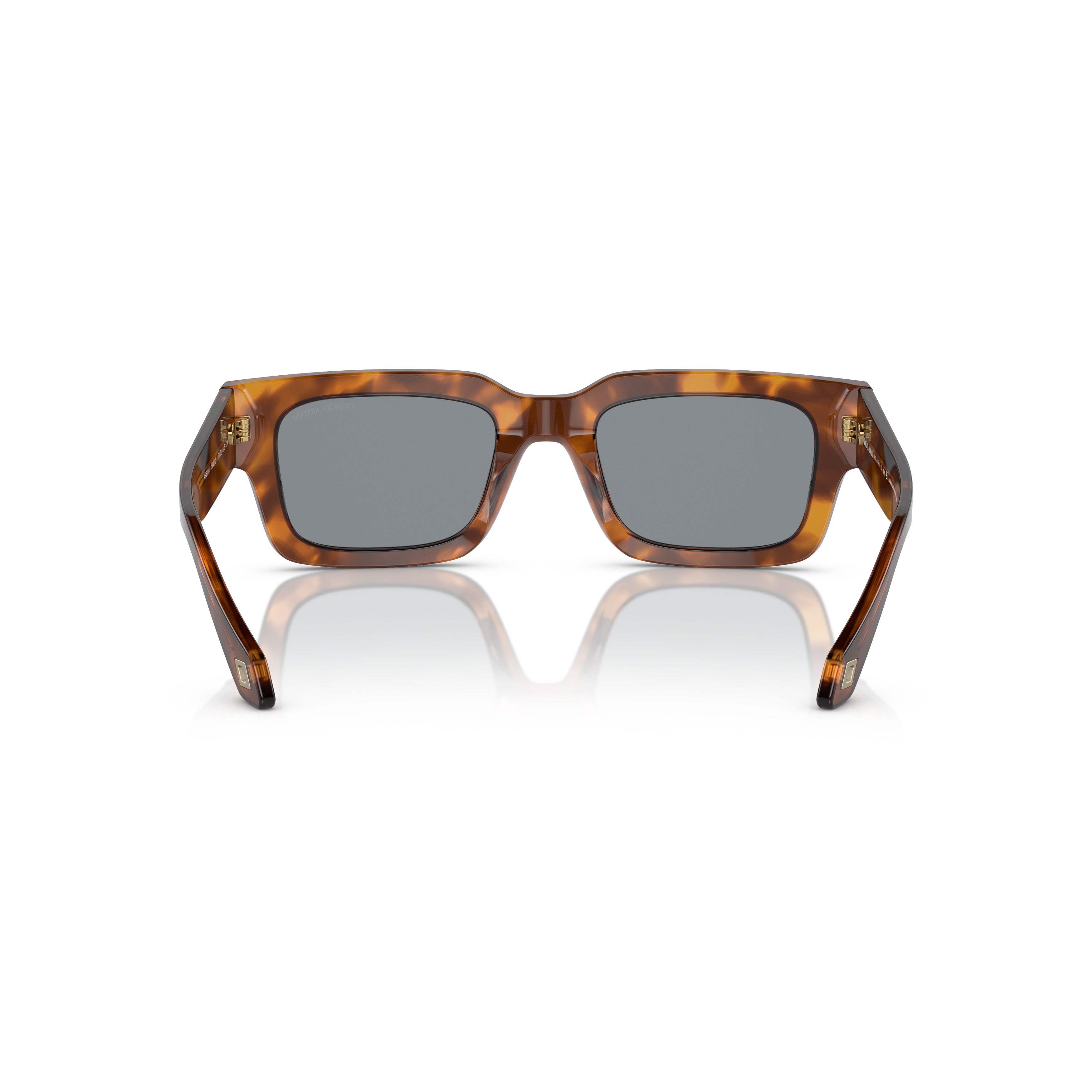 0ar8184u Rectangular Tortoiseshell Sunglasses with Metallic Accents