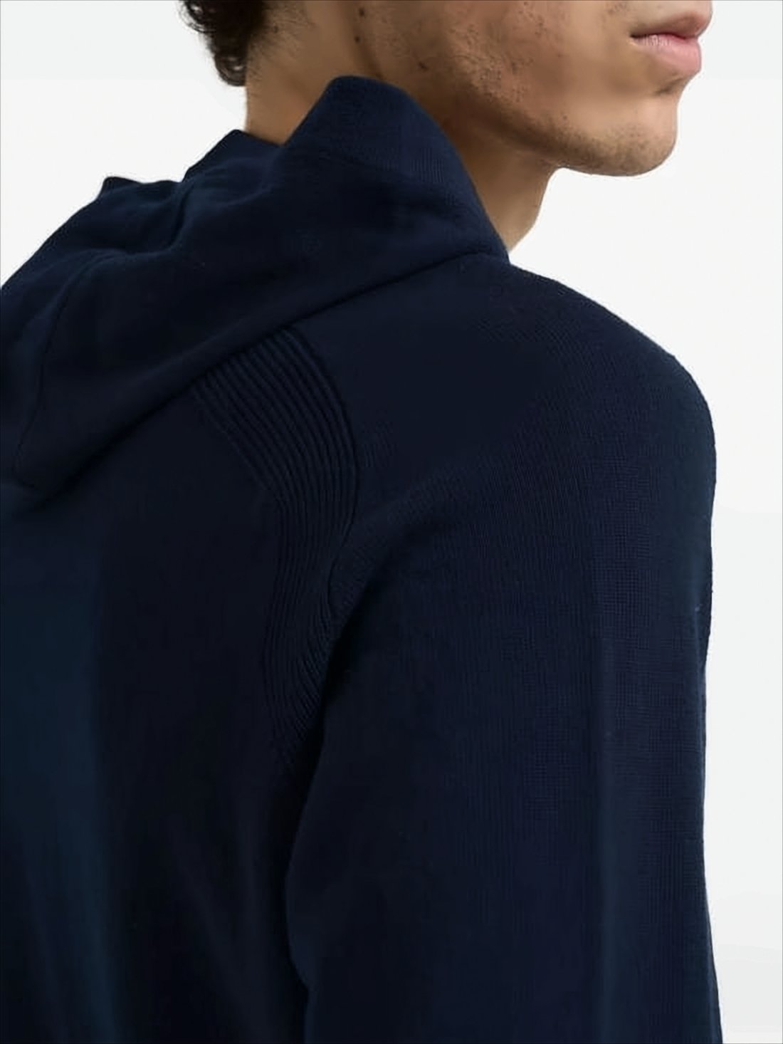 Minimalist Deep Navy Hoodie