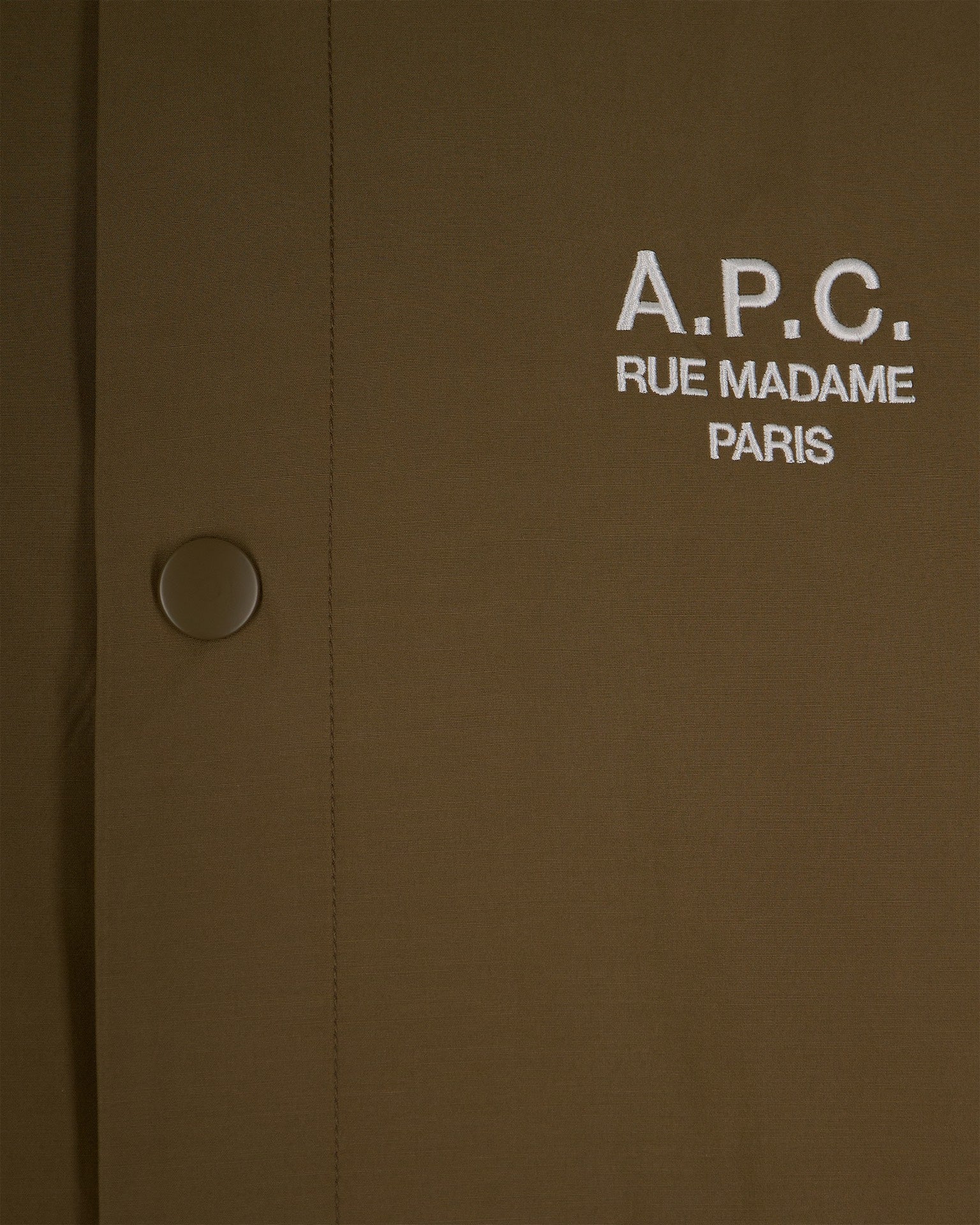 Jacket with logo embroidery