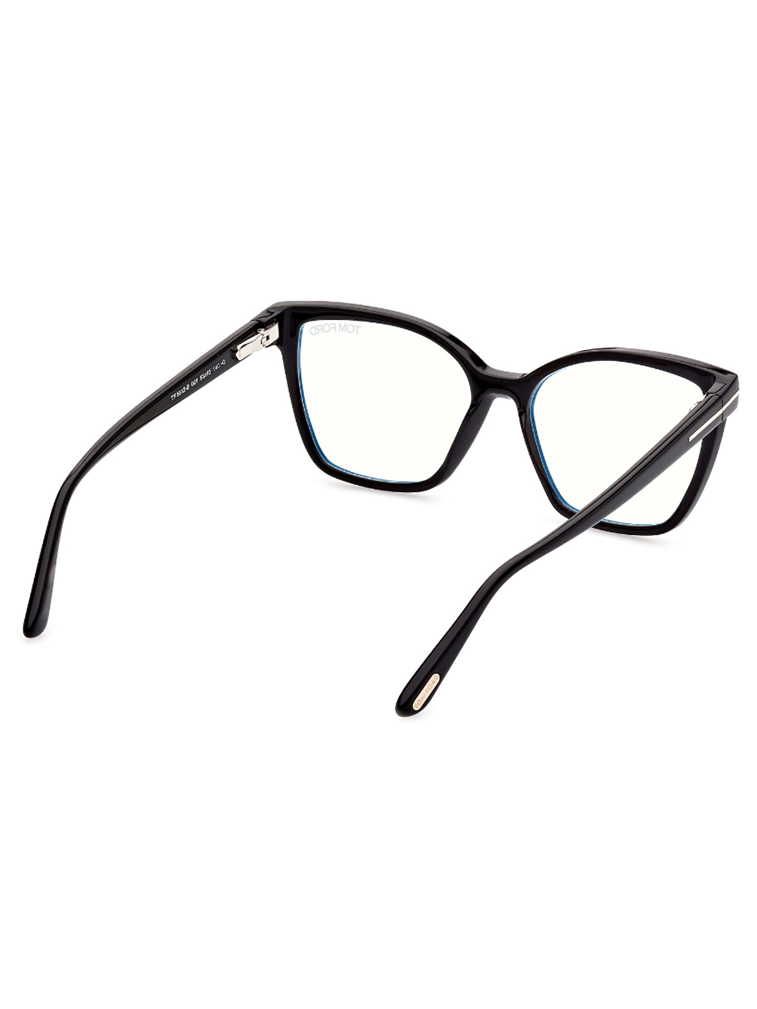 Rectangular Optical Frames With Glossy Black Acetate