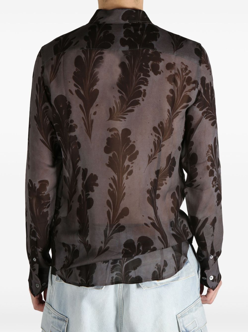 Dark Grey Long-Sleeve Shirt