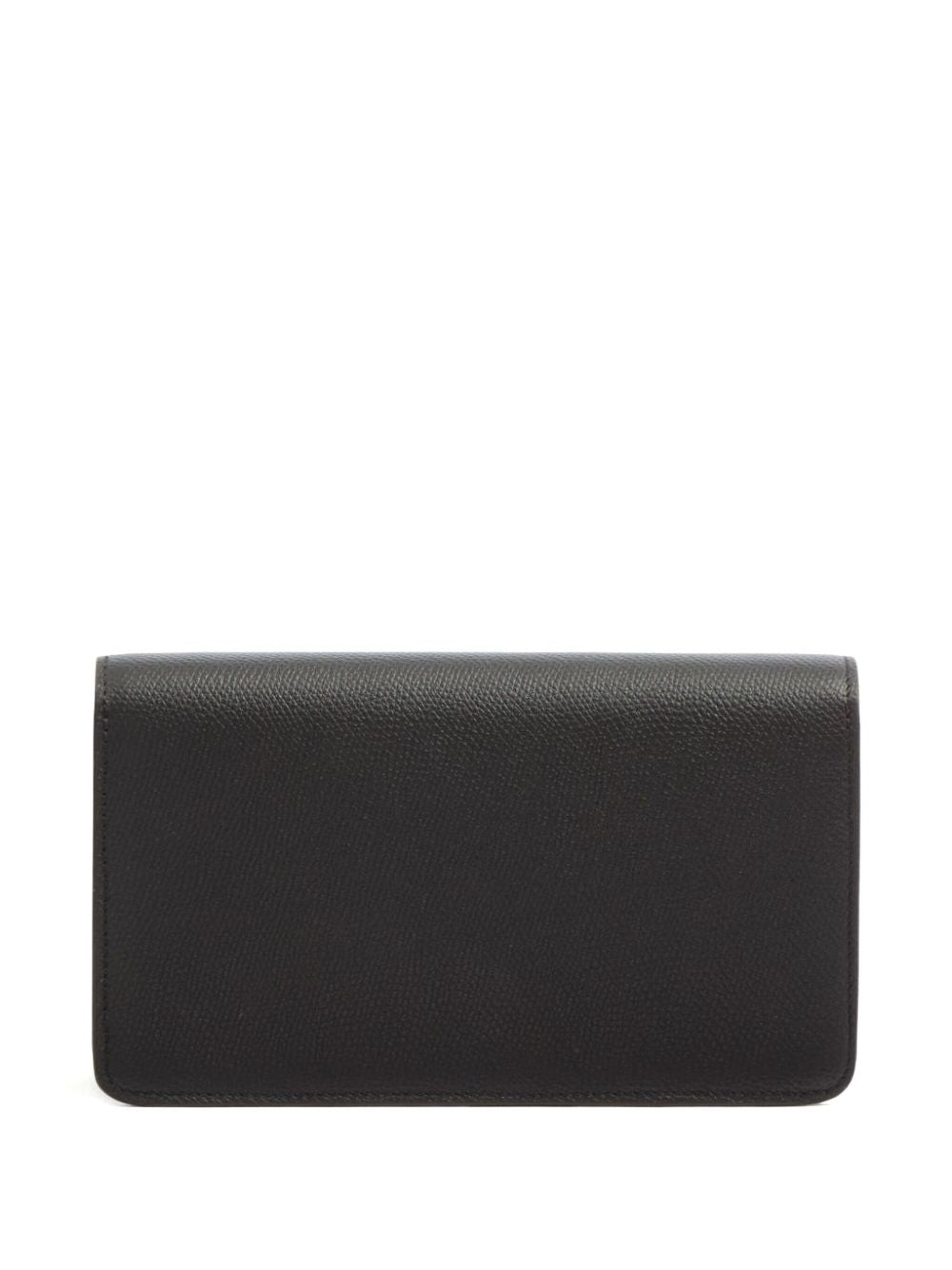 Rectangular Textured Leather Handbag