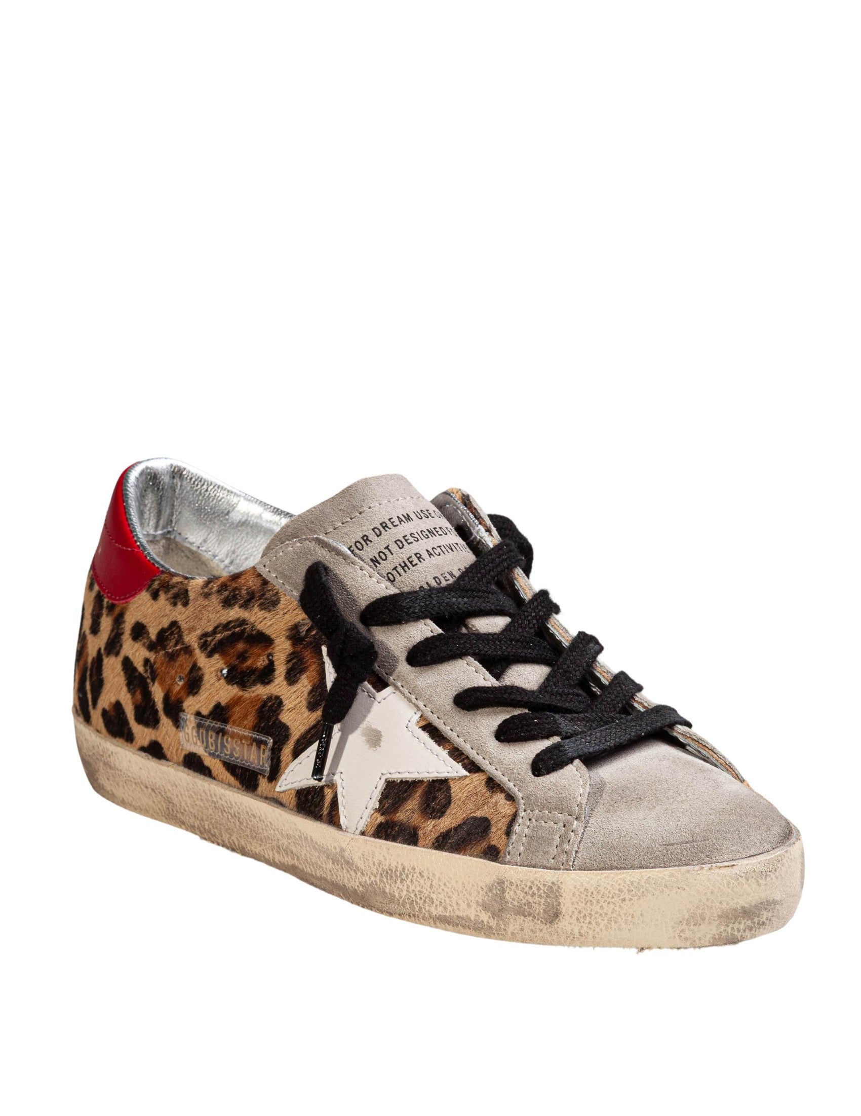 Super Star Leopard Ponyskin Sneakers