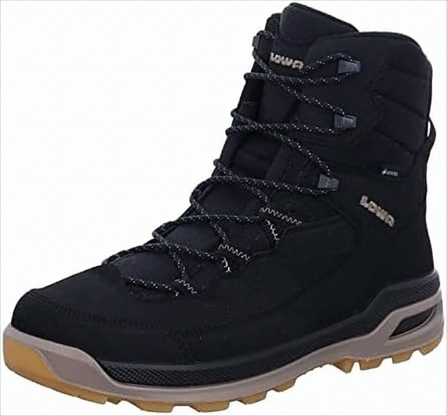 High-Top Black Suede