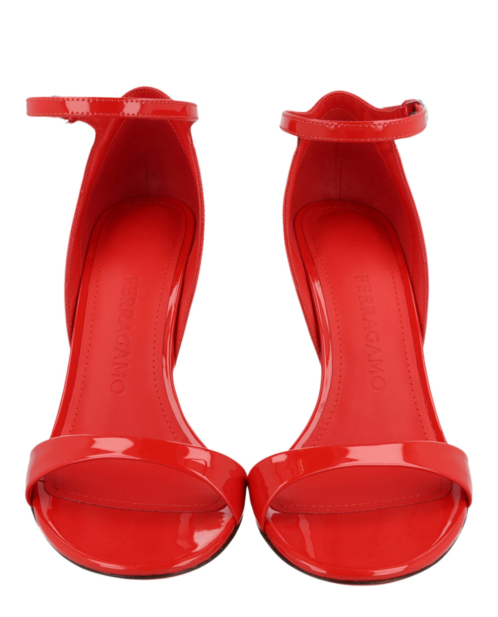 Vidette Patent Leather Wedge Sandals
