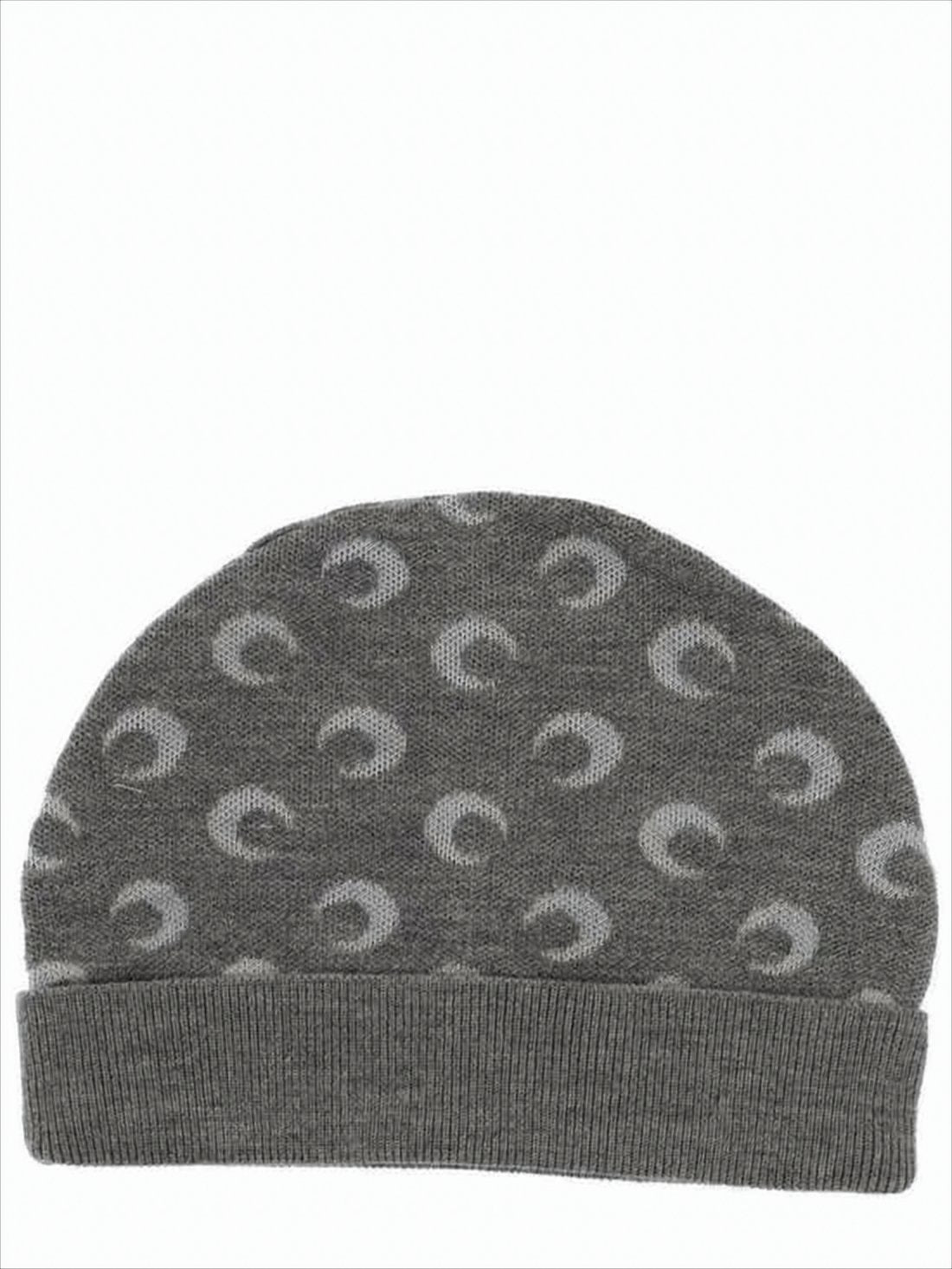 Moon Motif Knit Cap