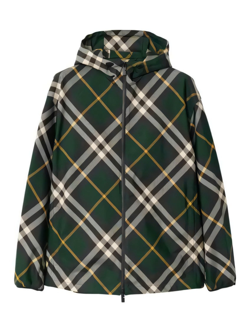 Plaid Hooded Jacket