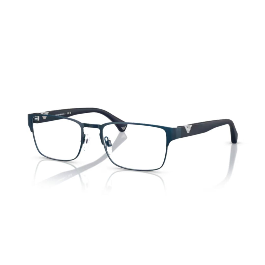 0ea1027 Rectangular Matte Metal Sunglasses with Adjustable Nose Pads